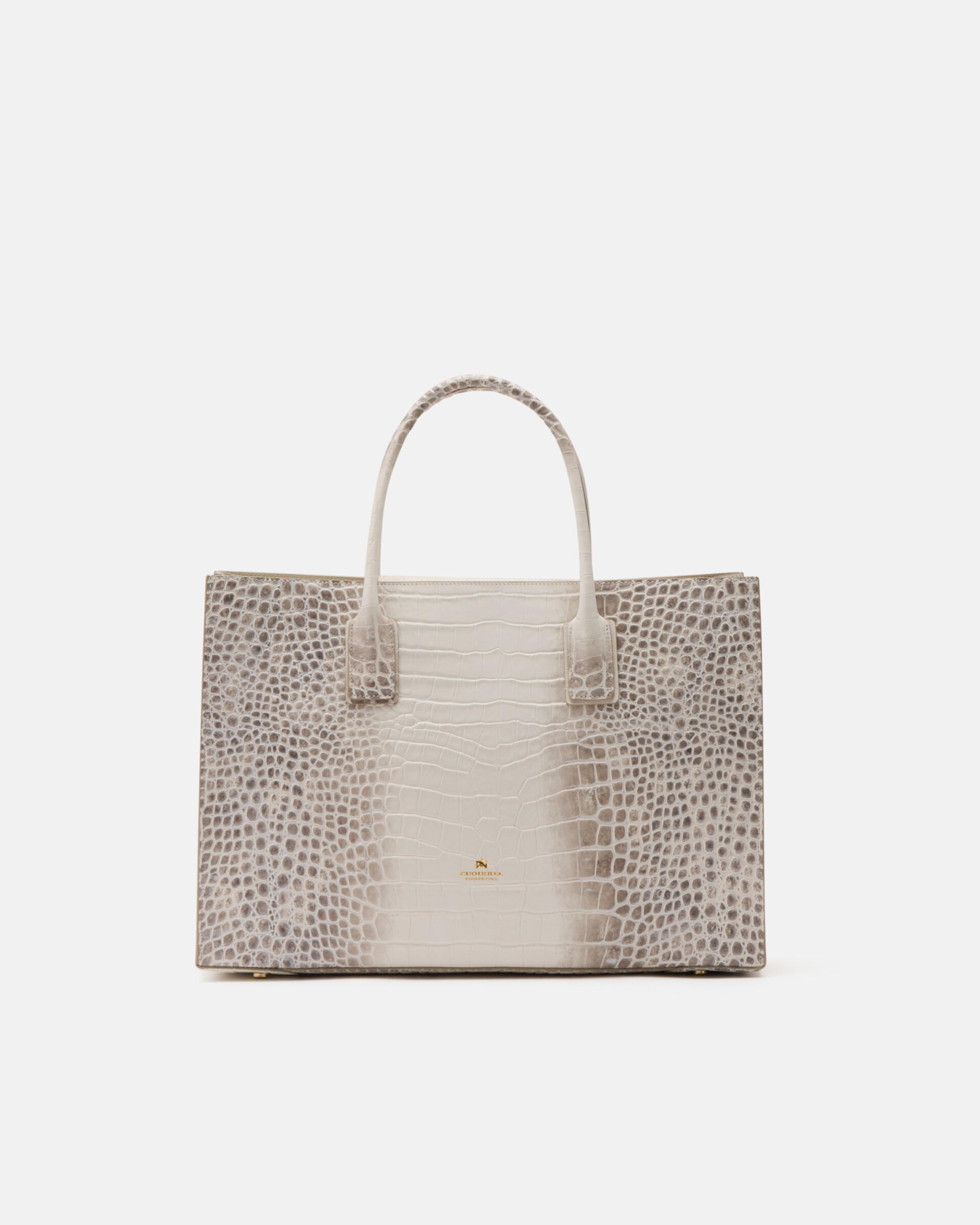 Large Tote Bag Ivory | Bags Made In Italy | Cuoieria Fiorentina World