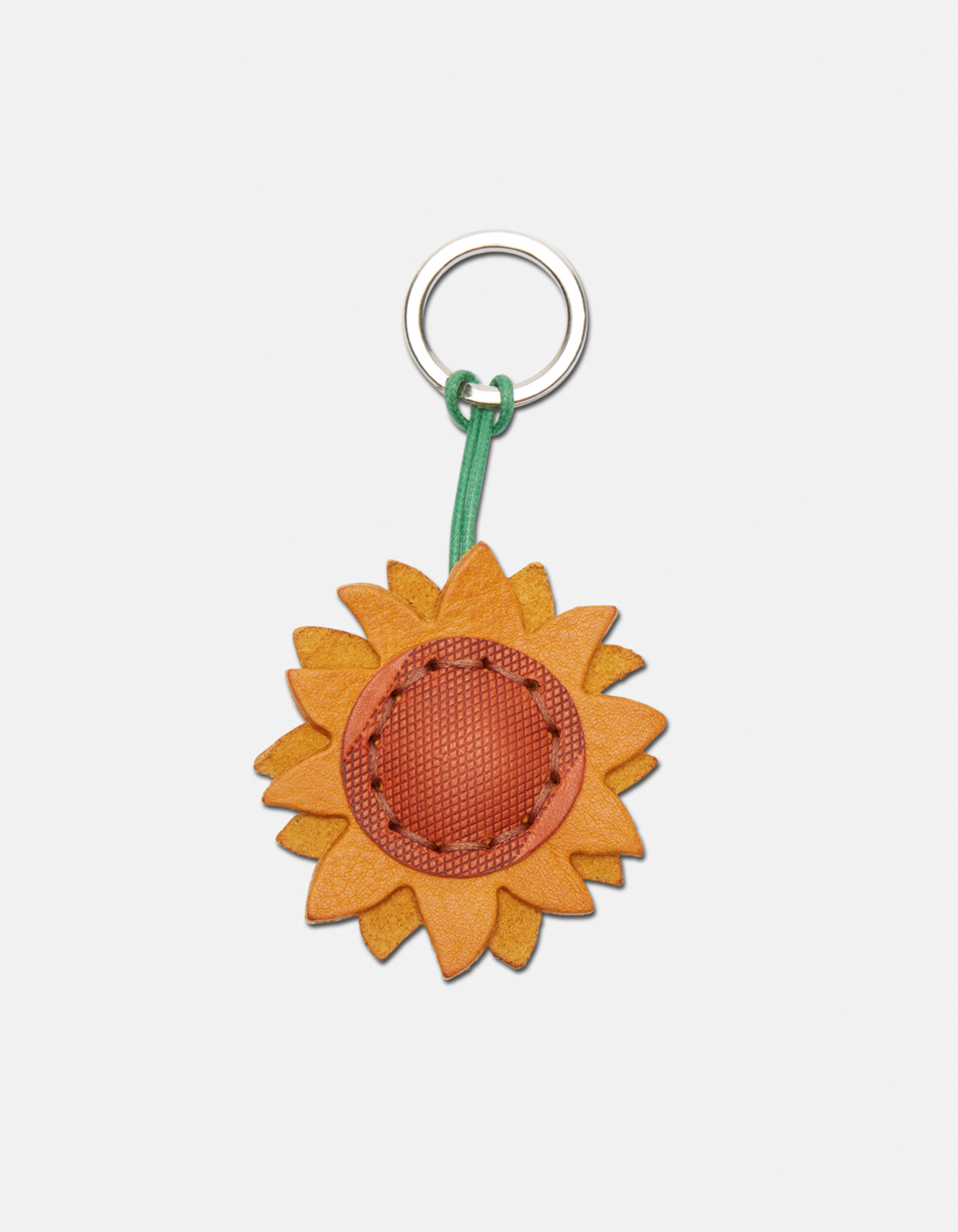 Keychain Yellow | Women's Accessories Made In Italy | Cuoieria