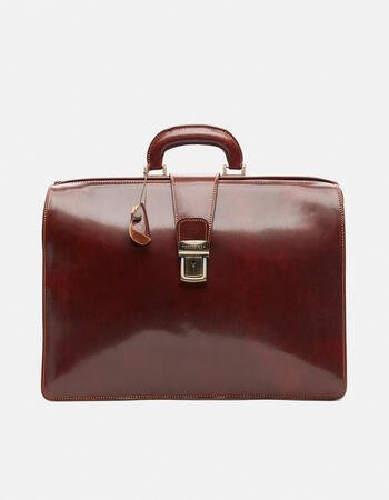 Large classic doctor's bag with unlined interior  Men's Collection