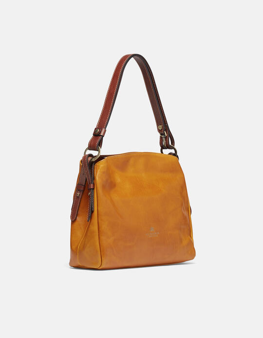 Large leather shoulder bag  - Shoulder Bags - WOMEN'S BAGS | bagsCuoieria Fiorentina