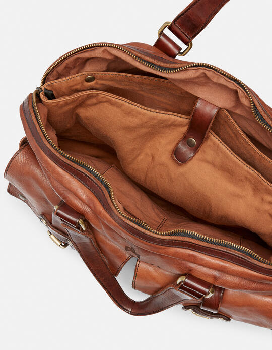 Millennial briefcase in natural leather  - Briefcases and Laptop Bags | BriefcasesCuoieria Fiorentina
