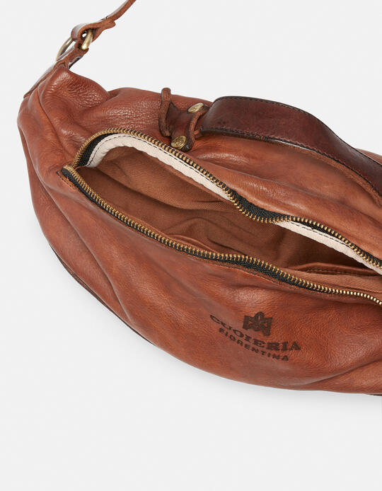 Millennial pouch in natural leather  - Waist Bag - MEN'S BAGS | bagsCuoieria Fiorentina