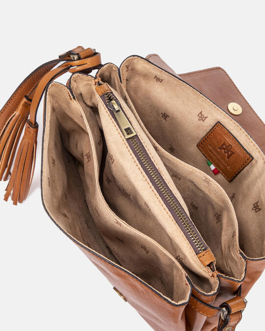 Shoulder bag with tassel  - Crossbody Bags - WOMEN'S BAGS | bagsCuoieria Fiorentina
