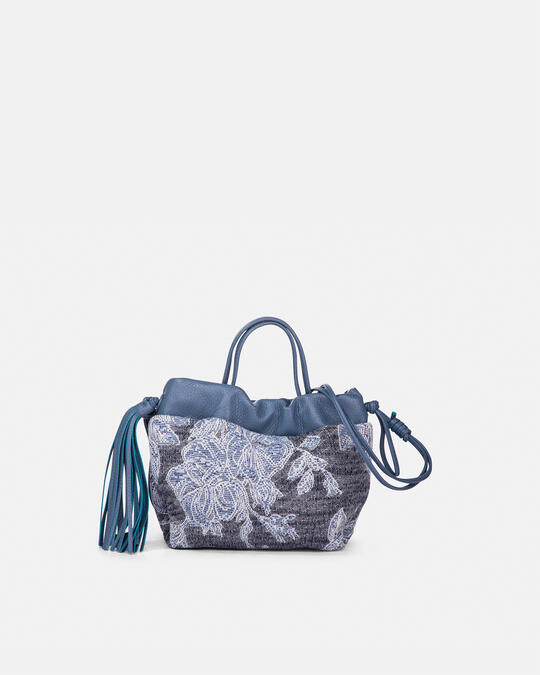 Denim mini bag  - Crossbody Bags - WOMEN'S BAGS | bagsCuoieria Fiorentina