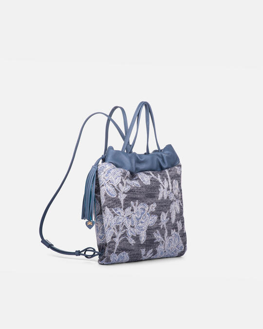 Denim backpack  | SalesCuoieria Fiorentina