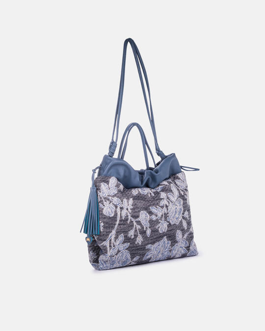 Denim shopping bag  - SHOPPING - WOMEN'S BAGS | bagsCuoieria Fiorentina