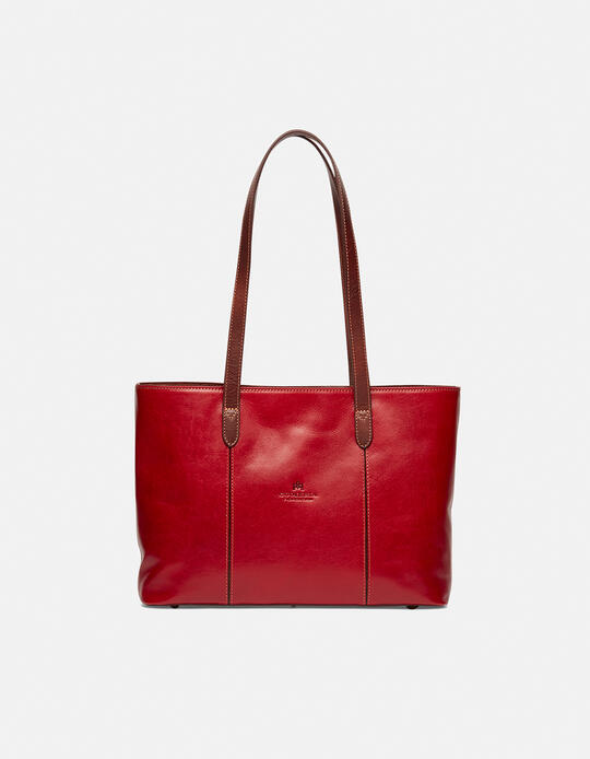 Large leather shopping bag  - Women Bestseller | BestsellerCuoieria Fiorentina