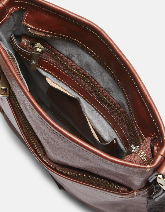 Warm and Color Shoulder strap           with front pocket  - Crossbody Bags - MEN'S BAGS | bagsCuoieria Fiorentina