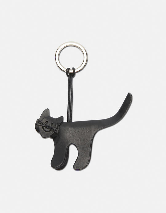 Cat Leather keychain  - Key holders - Women's Accessories | AccessoriesCuoieria Fiorentina