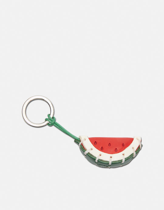 Watermelon  Leather keychain  - Key holders - Women's Accessories | AccessoriesCuoieria Fiorentina