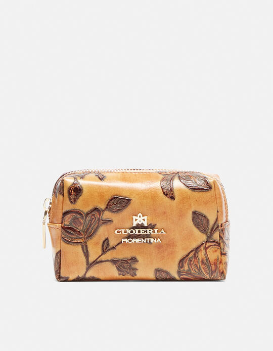 Calfskin printed Beauty-Case  - Make Up Bags - Women's Accessories | AccessoriesCuoieria Fiorentina