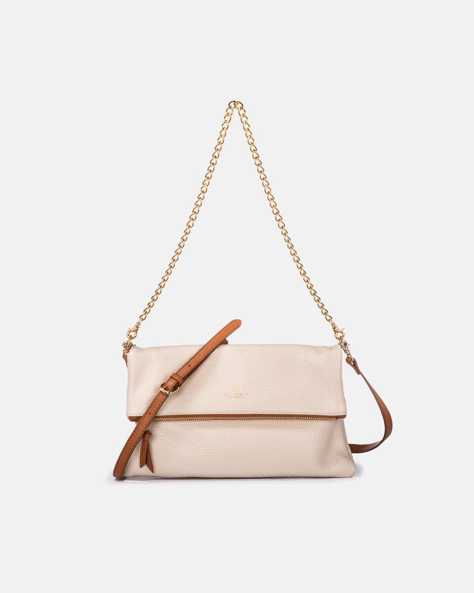 Velvet Borsa a tracolla reversibile condoppia bandoliera in metallo  - Tracolla - Borse Donna - Borse - Cuoieria Fiorentina