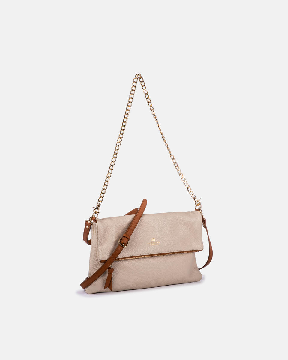 Velvet Borsa a tracolla reversibile condoppia bandoliera in metallo  - Tracolla - Borse Donna - Borse - Cuoieria Fiorentina
