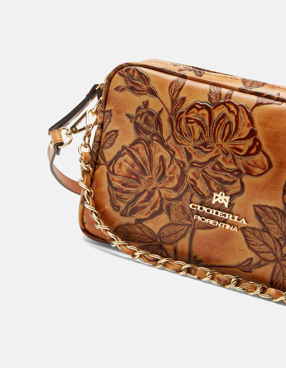 Women Floral Butterfly Print Mini Chain Bag Shoulder Crossbody Handbag 