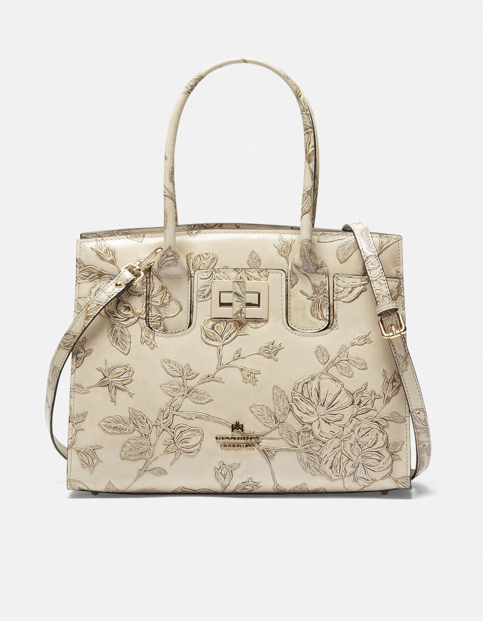 Mimi medium tote bag con dettagli in metallo  - Tote Bag - Borse Donna - Borse - Cuoieria Fiorentina