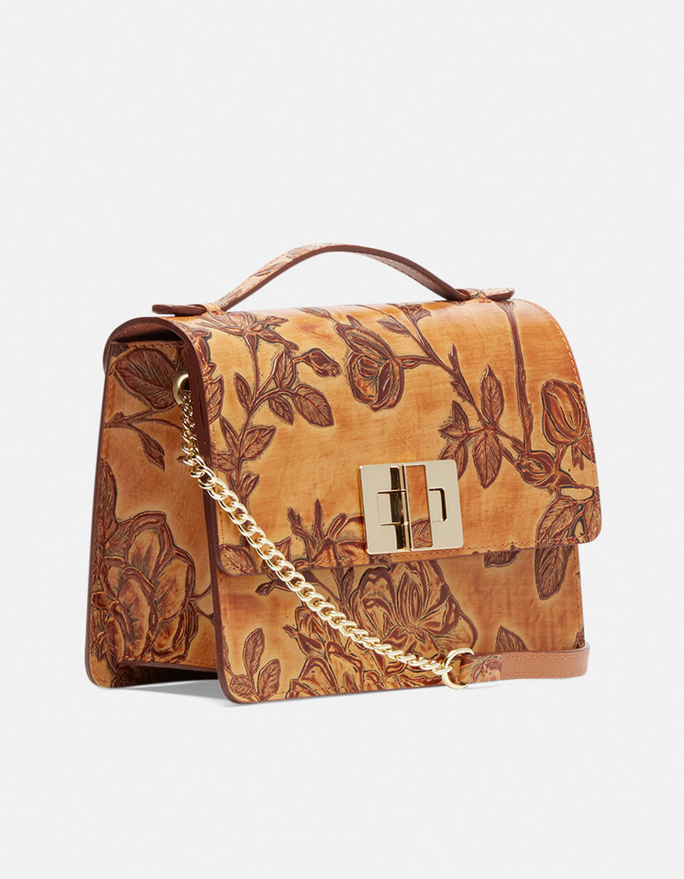 Mimi big crossbodyclutch con tracolla in pelle e metallo  - Pochette - Borse Donna - Borse - Cuoieria Fiorentina