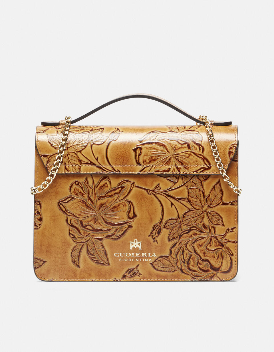 Mimi big crossbodyclutch con tracolla in pelle e metallo  - Pochette - Borse Donna - Borse - Cuoieria Fiorentina