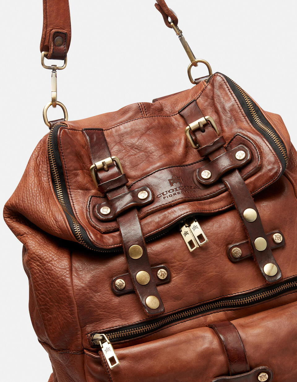 Backpack  - Backpacks & Toiletry Bag - Travel Bags - Cuoieria Fiorentina