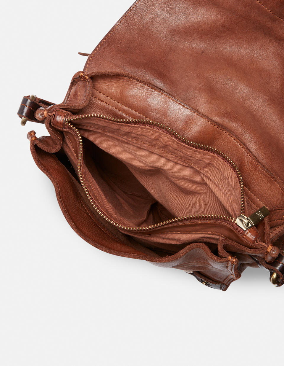Small flap crossbody  - Crossbody Bags - Men's Bags - Bags - Cuoieria Fiorentina