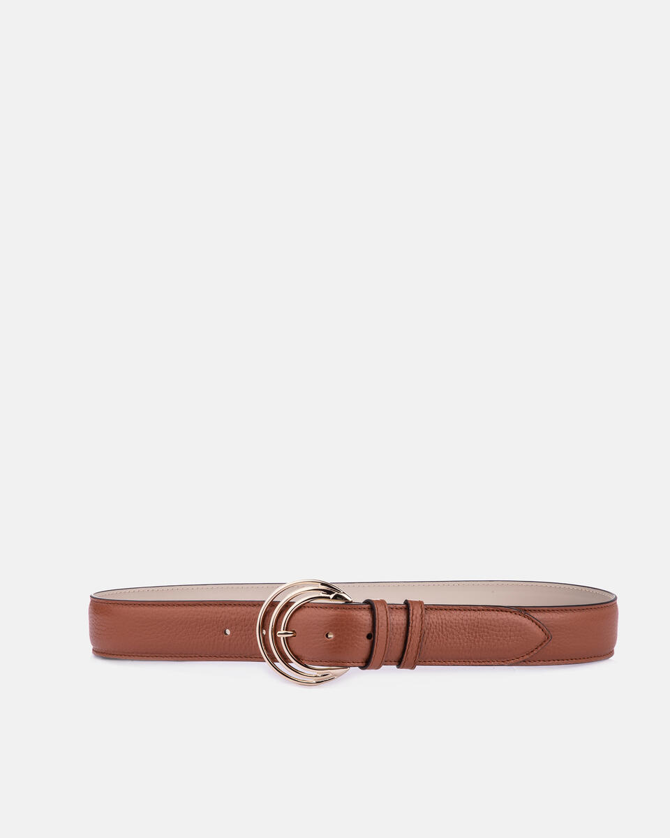 Cintura alta con fibbia geometrica - CINTURE DONNA | CINTURE  - CINTURE DONNA | CINTURECuoieria Fiorentina