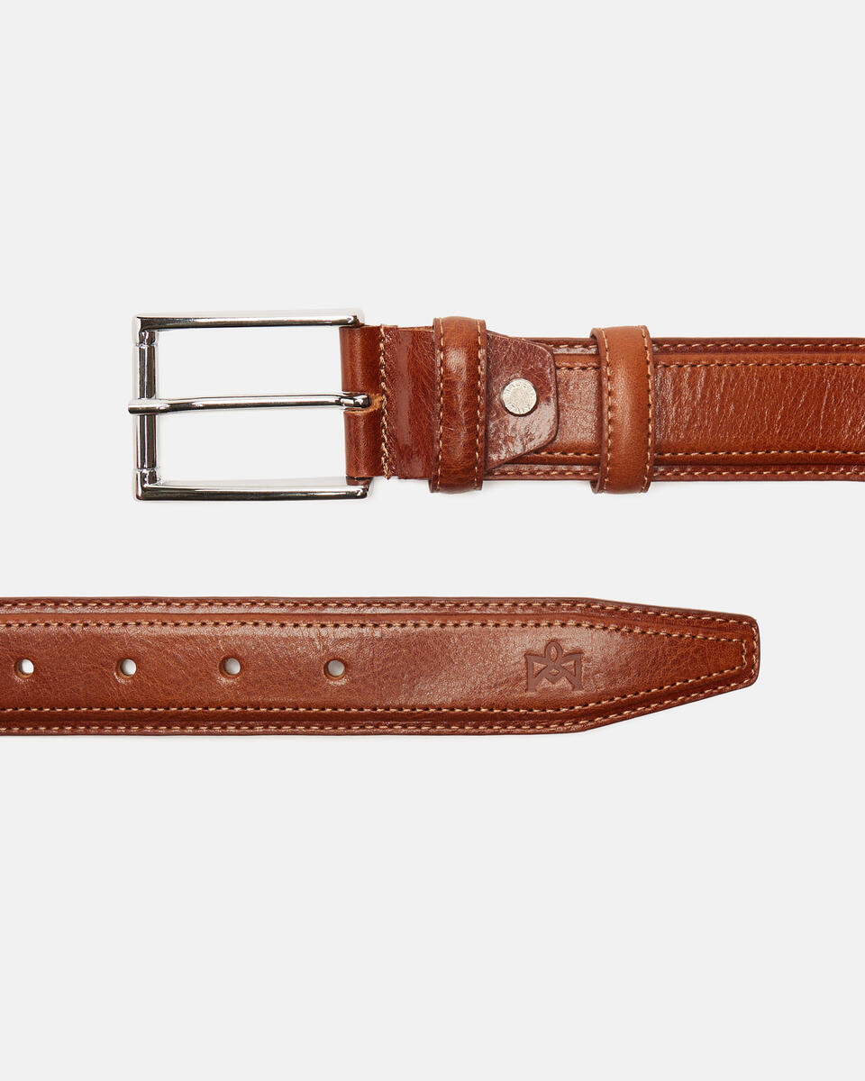 Casual Belt Blue  - Men Belts - Belts - Cuoieria Fiorentina