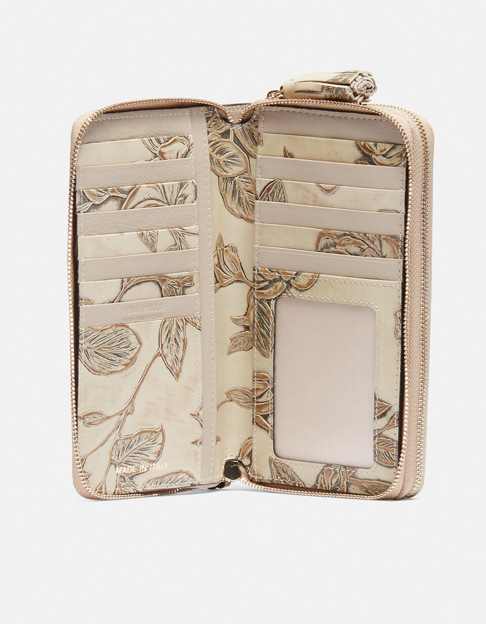 Double zip around wallet  - Women's Wallets - Women's Wallets - Wallets - Cuoieria Fiorentina