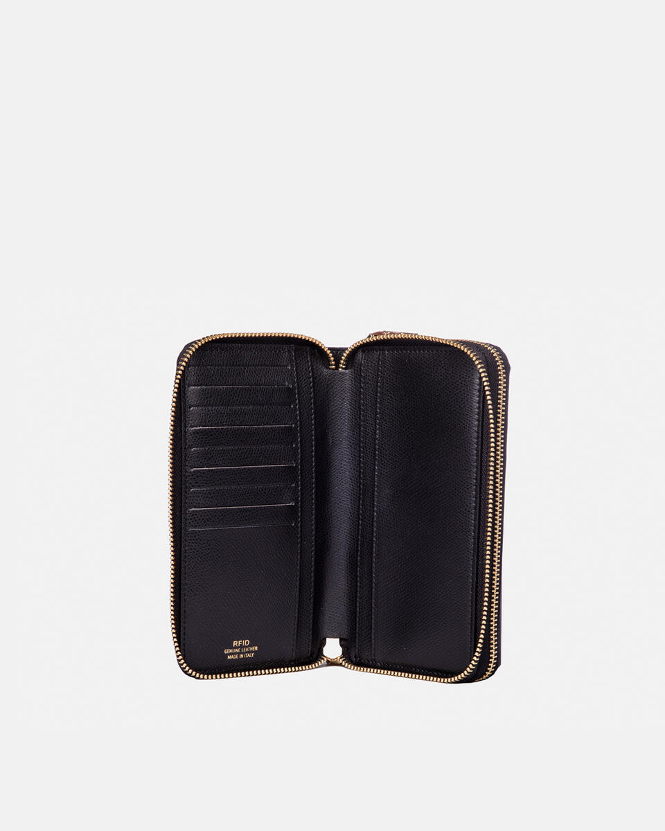 Large double zip around Velvet wallet | Sales  | SalesCuoieria Fiorentina