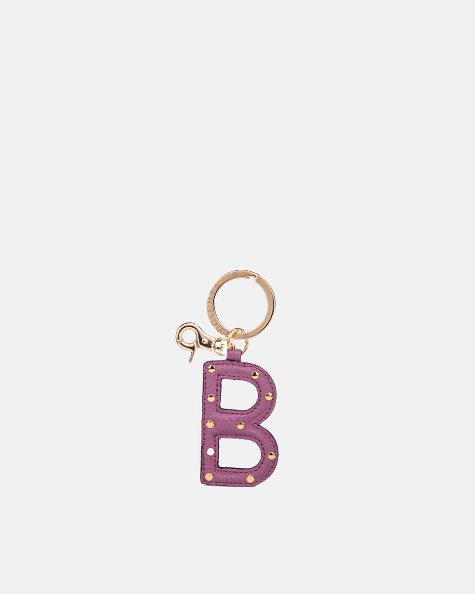 Portachiavi lettera B  - Portachiavi Donna - Accessori Donna - Accessori - Cuoieria Fiorentina