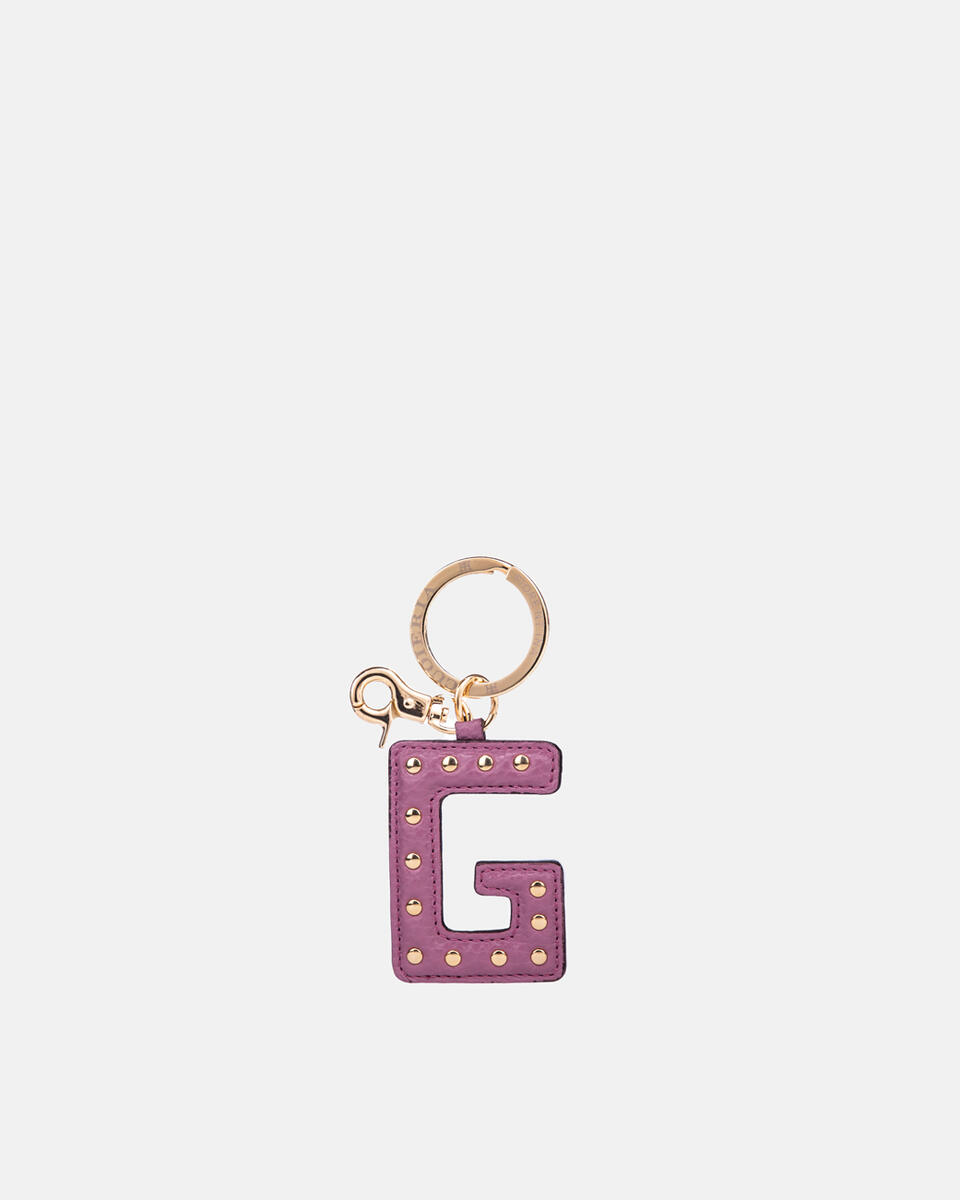 Portachiavi lettera G  - Portachiavi Donna - Accessori Donna - Accessori - Cuoieria Fiorentina