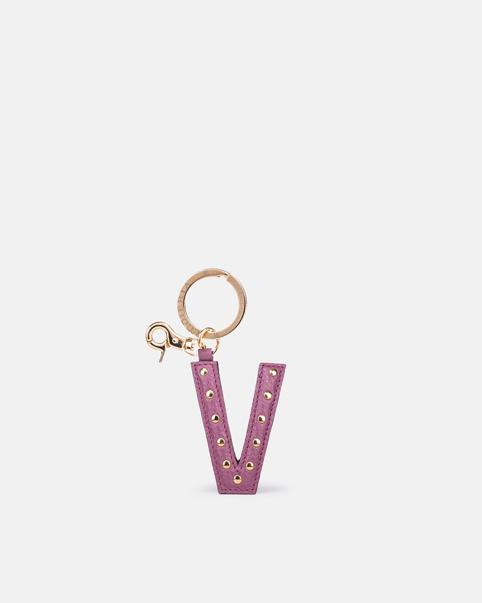 Portachiavi lettera V - Key holders - Women's Accessories | Accessories  - Key holders - Women's Accessories | AccessoriesCuoieria Fiorentina