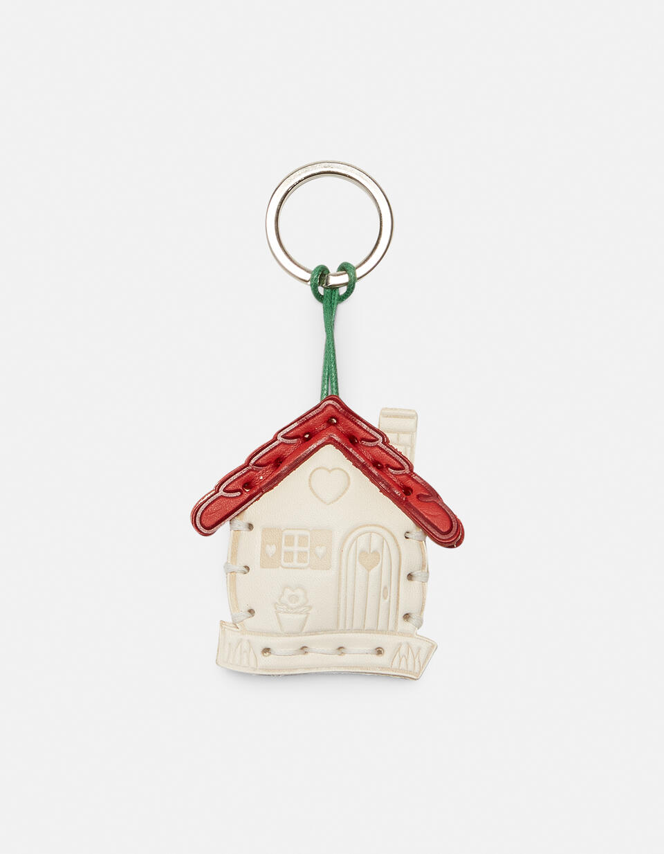 Home Leather key ring  - Key Holders - Women's Accessories - Accessories - Cuoieria Fiorentina