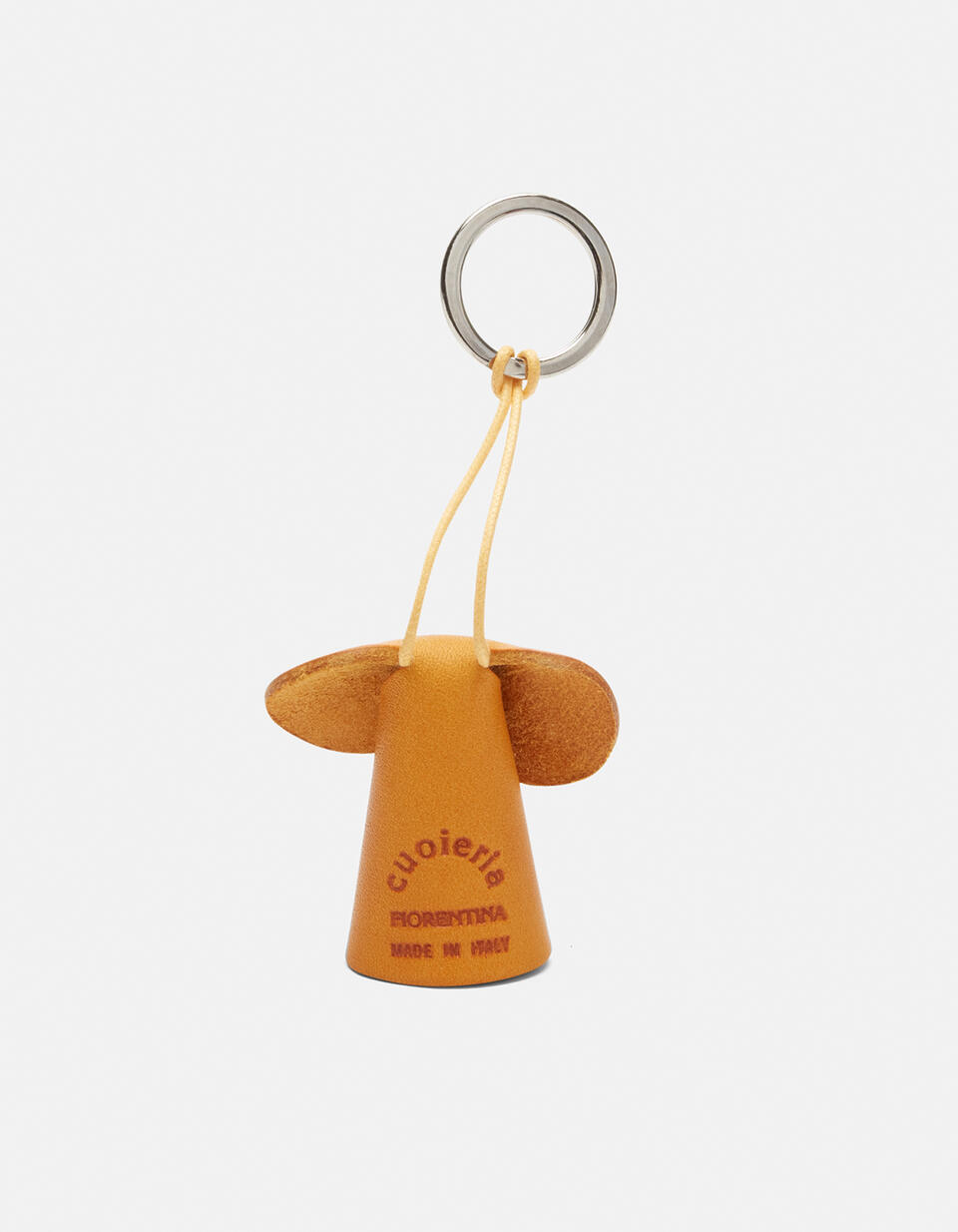 Portachiavi ad anello in cuoio colorato  - Portachiavi Donna - Accessori Donna - Accessori - Cuoieria Fiorentina