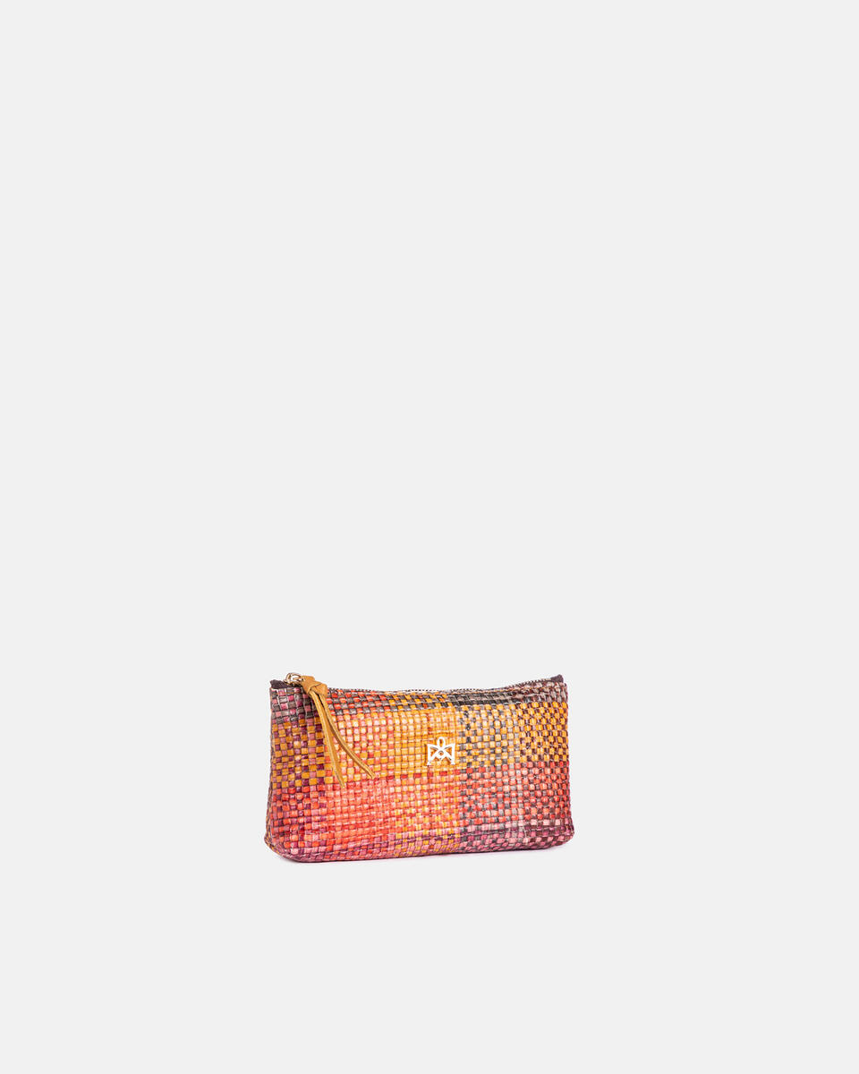 Charlotte Multicolor astuccioportachiavi grande  - Necessaire - Accessori Donna - Accessori - Cuoieria Fiorentina