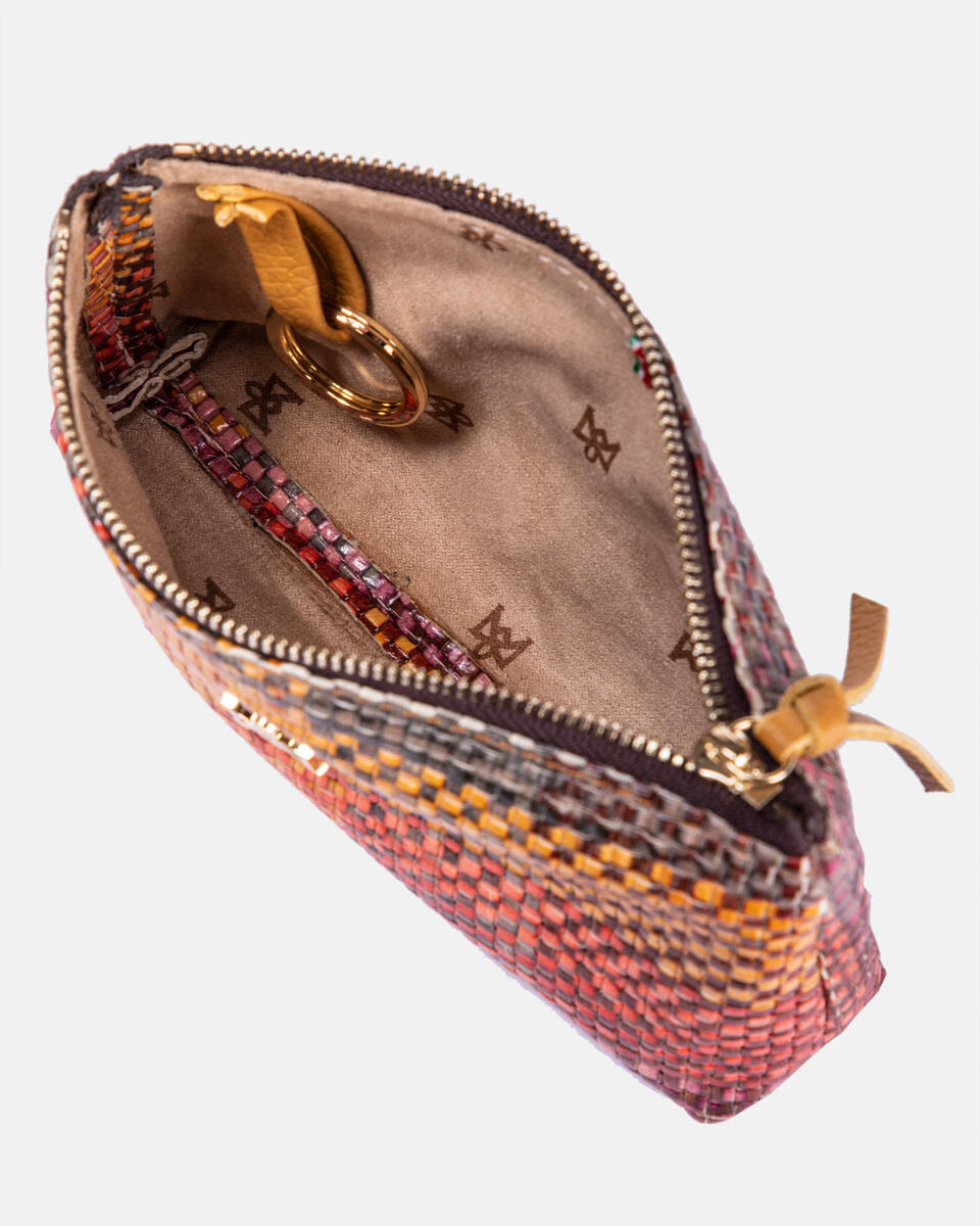 Charlotte Multicolor astuccioportachiavi grande  - Necessaire - Accessori Donna - Accessori - Cuoieria Fiorentina