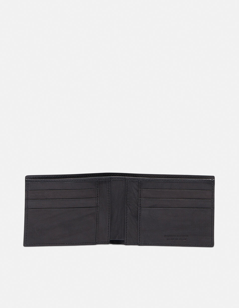 Portafoglio classico slim Bourbon effetto delavé  - Portafogli Donna - Portafogli Uomo - Portafogli - Cuoieria Fiorentina