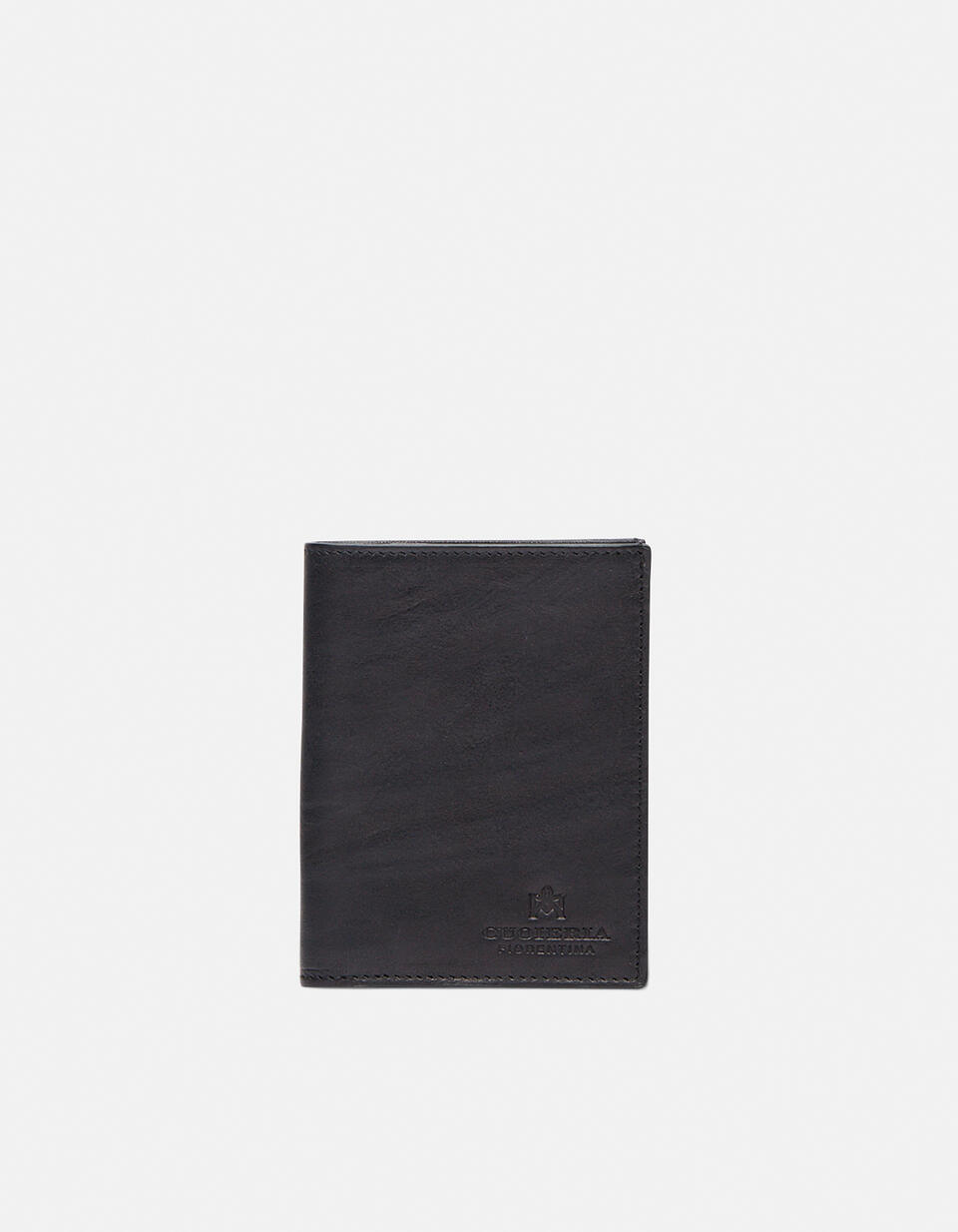 Portafoglio verticale slim Bourbon in pellame sfumato  - Portafogli Donna - Portafogli Uomo - Portafogli - Cuoieria Fiorentina