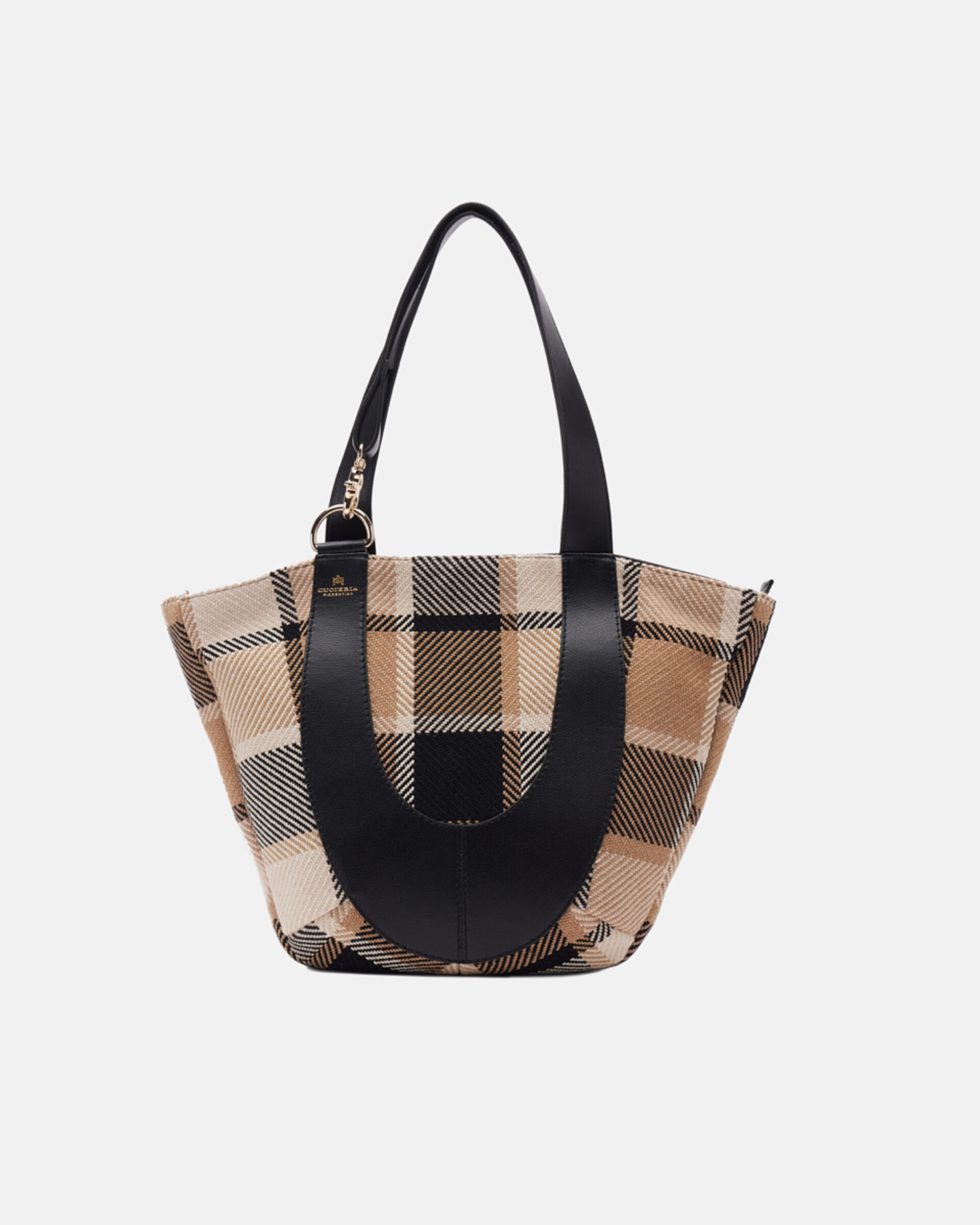 Uma shopping bag Nero | Cuoieria Fiorentina