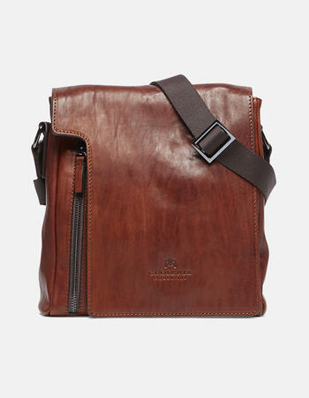 small leather man bag