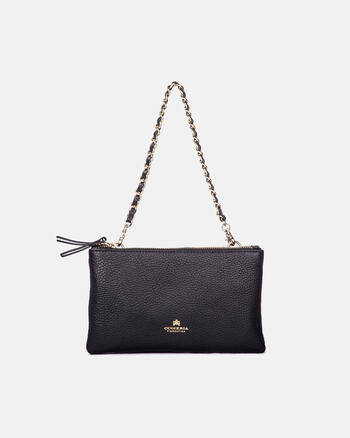 Double pochette with shoulder strap  Woman Collections