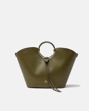 Oblò maxi bag in palmellato calf leather  WOMEN'S BAGS