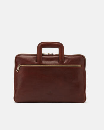 15" laptop bag in leather  Men's Collection