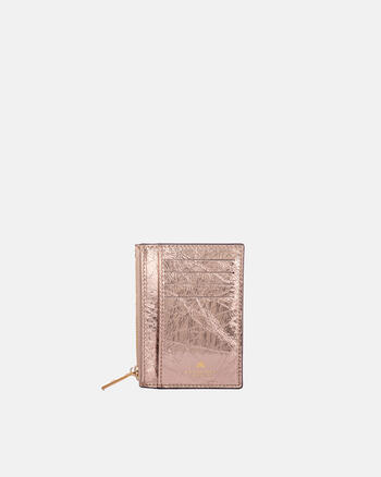 Candy glam card holder with zip  Women's Wallets