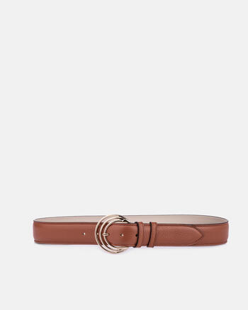 Belt with geometric buckle  Woman Collections