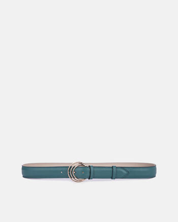 Belt with geometric buckle  Woman Collections
