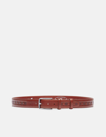 Belt leather working height 3.5 cm.  Men Belts