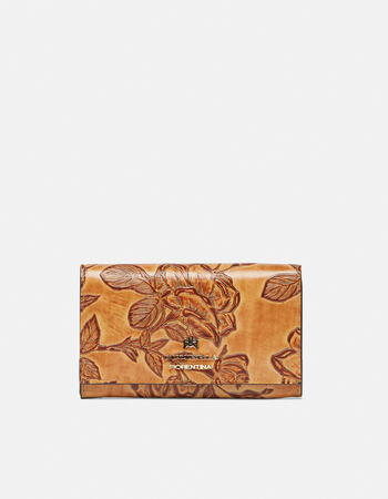Bifold wallet in printed calfleather  Woman Collections