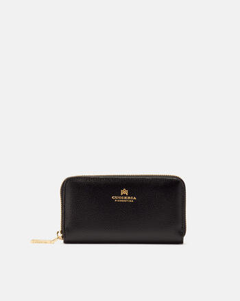 Small Leather Zip Wallet - Kore - Domini Leather