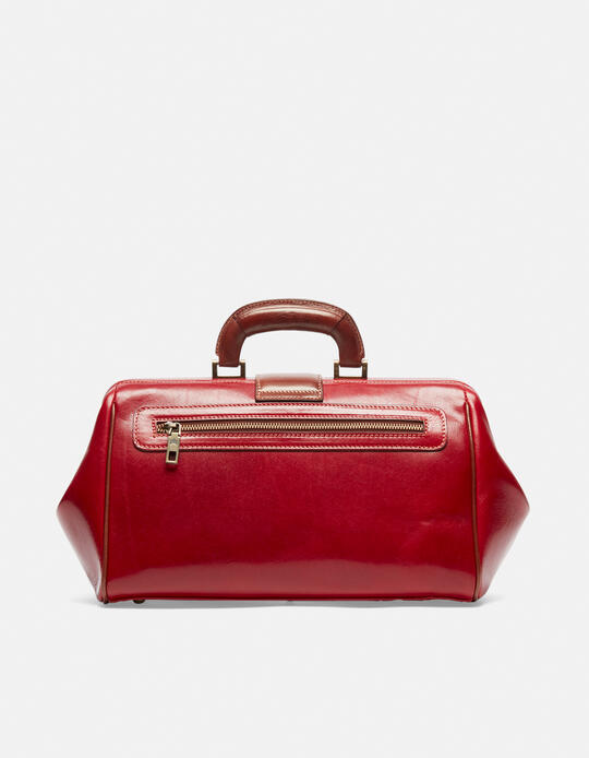 Small leather doctor's bag ROSSOBICOLORE - Doctor Bags | BriefcasesCuoieria Fiorentina