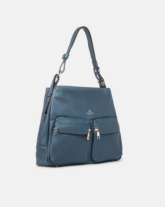 Large bag with shoulder strap JEANS - Shoulder Bags - WOMEN'S BAGS | bagsCuoieria Fiorentina