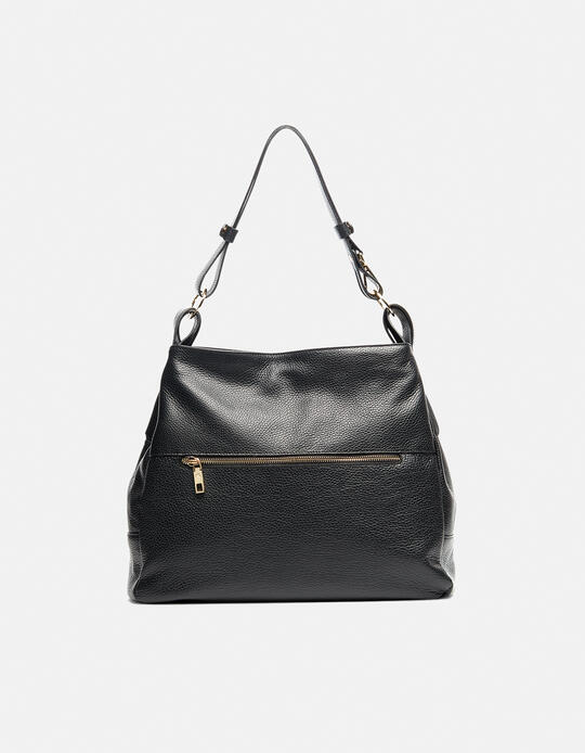 Large bag with shoulder strap NERO - Shoulder Bags - WOMEN'S BAGS | bagsCuoieria Fiorentina